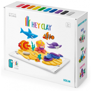 Hey Clay Masa plastyczna Ocean zwierzęta morskie HCL18003 TM Toys