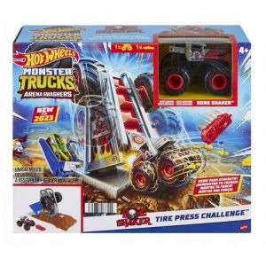 Hot Wheels Monster Trucks Arena Smasher Bone Shaker HNB88 Mattel