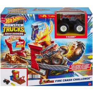 Hot Wheels Monster Trucks Arena Smashers 5 Alarm HNB90 Mattel