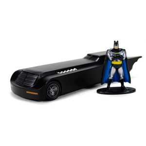 Auto metalowe Batmobile Batman niebieska peleryna 1:32 z figurką 253213006 Jada