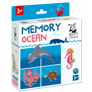 Gra Memory Ocean +3 lata Kapitan Nauka
