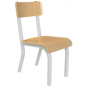 Krzesełko metalowe rozmiar 1 białe