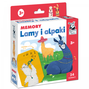 Gra edukacyjna Memory Lamy i alpaki Kapitan Nauka