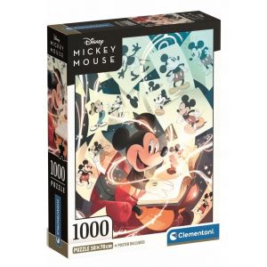Puzzle 1000 elementów Disney Myszka Miki Mickey 39811 Clementoni