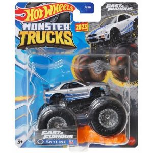 Hot Wheels Monster Trucks Nissan Skyline Fast&Furious 1:64 Mattel