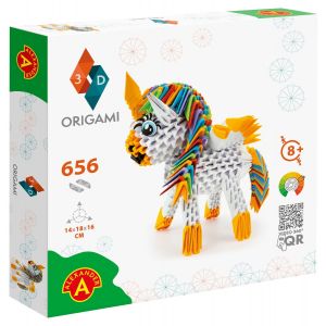 Zestaw kreatywne Origami 3D - Jednorożec 2556 Alexander