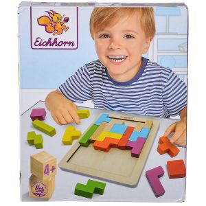 Drewniana gra zręcznościowa w dopasowywanie Tetris 100002467 Eichhorn