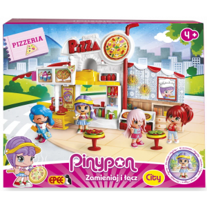 Pinypon City Zestaw “Pizzeria” z laleczką 8 cm i akcesoriami FPP14755 Epee