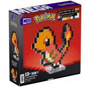Mega Pokemon Pixel Charmander do zbudowania HTH76 Mattel
