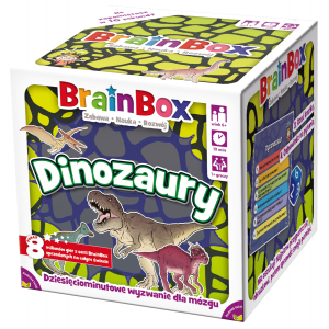 Gra edukacyjna BrainBox Dinozaury Rebel