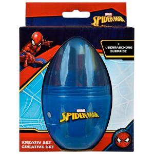 Kreatywny zestaw plastyczny w jajku 15 elementów Spiderman SPID3963 Undercover