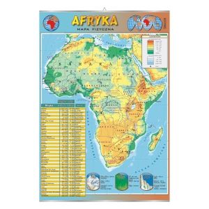 Mapa Afryki - plansza dydaktyczna