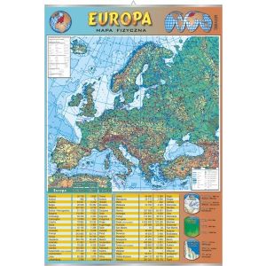 Mapa Europy - plansza dydaktyczna