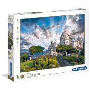 Puzzle 1000 elementów HQ Montmartre France 39383 Clementoni