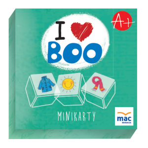 I love Boo. Język angielski poziom A+. Minikarty