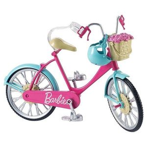 Rower dla lalki Barbie z koszykiem DVX55 Mattel
