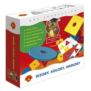 Gra edukacyjna Wzory Kolory Memory 0457 Alexander