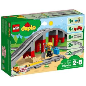 Klocki Tory kolejowe i wiadukt 10872 Lego Duplo