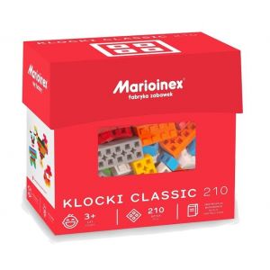 Klocki konstrukcyjne Classic 210 sztuk Marioinex