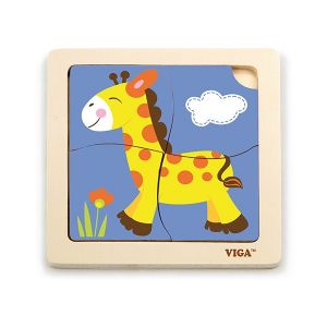 Puzzle na podkładce Żyrafa 2611 Viga