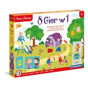 Edukacyjny zestaw gier 8w1 50089 Clementoni