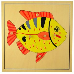 Puzzle drewniane ryba