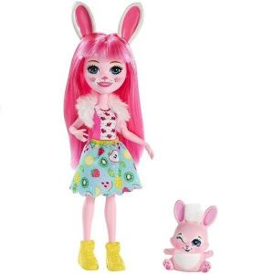 Lalka Bree Bunny FXM73 z króliczkiem Enchantimals Mattel