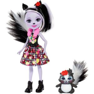 Lalka Sage Skunk FXM72 ze skunksem Enchantimals Mattel
