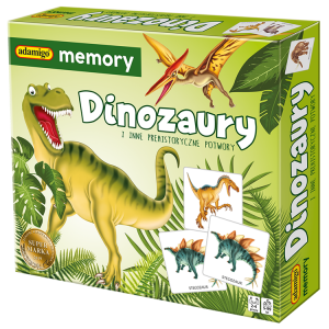 Memory Dinozaury i prehistoryczne potwory Adamigo