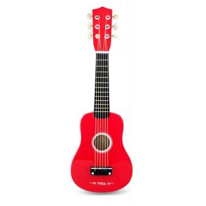 Drewniana Czerwona gitara dla dzieci 21 cali 50691 Viga