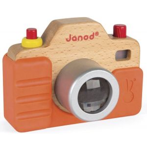 Aparat fotograficzny drewniany z dźwiękami J05335 Janod
