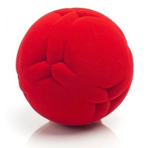 Piłka sensoryczna wycinanki czerwona duża 203142 Rubbabu