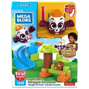 Mega Bloks Klocki A kuku Zestaw Zjeżdżalnia + Panda GKX68 Fisher Price