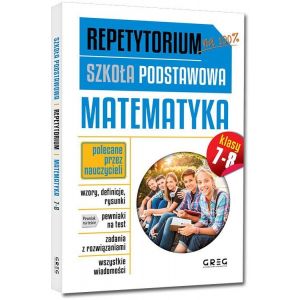 Matematyka. Repetytorium - szkoła podstawowa klasy 7-8