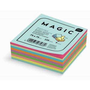 Karteczki samoprzylepne Magic Cube 75x75mm 9 kolorów Interdruk