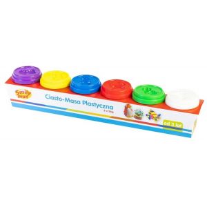 Ciasto-masa plastyczna 6 kolorów SP83350 Smily Play
