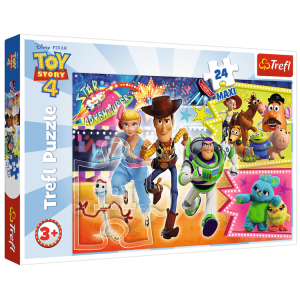 Puzzle Maxi 24 elementy W pogoni za przygodą Toy Story 4 14295 Trefl