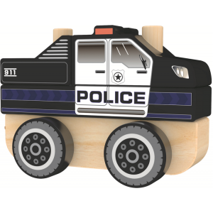 Drewniane autko Policja 60999 Trefl