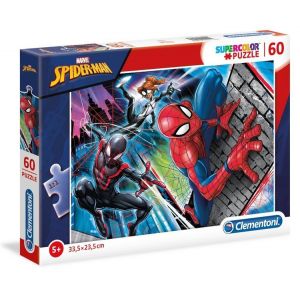  Puzzle Supercolor 60 elementów Spider-Man 26048 Clementoni