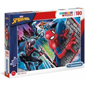 Puzzle 180 elementów Super Kolor Spider-Man 29293 Clementoni