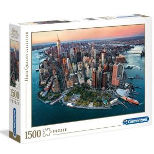Puzzle 1500 elementów HQ Nowy Jork 31810 Clementoni