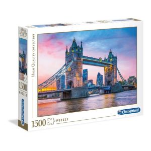 Puzzle 1500 elementów HQ Tower Bridge Sunset 31816 Clementoni