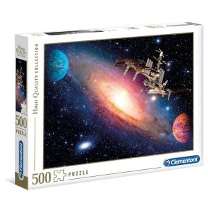 Puzzle 500 elementów HQ Międzynarodowa Stacja kosmiczna 35075 Clementoni
