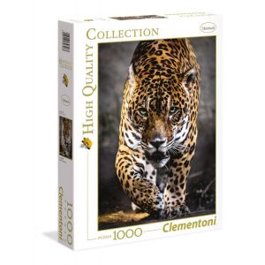 Puzzle 1000 elementów HQ Dziki Jaguar 39326 Clementoni