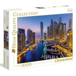 Puzzle 1000 elementów HQ Dubaj 39381 Clementoni