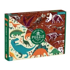 Puzzle dwustronne Dinozaury 100 elementów 63731 Mudpuppy