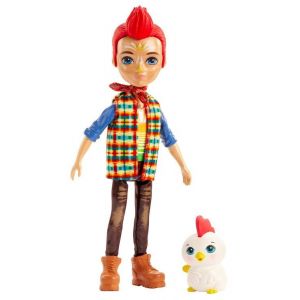 Lalka Redward Rooster z kogutem Cluck GJX39 Enchantimals Mattel