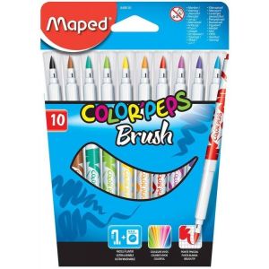 Flamastry Colorpeps Brush 10 sztuk 848010 Maped