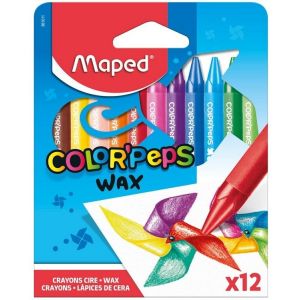 Kredki Colorpeps świecowe trójkątne 12 sztuk 861011 Maped