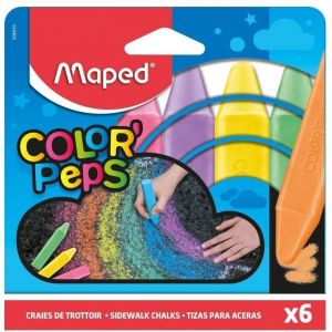 Kreda chodnikowa Colorpres 6 kolorów 936010 Maped